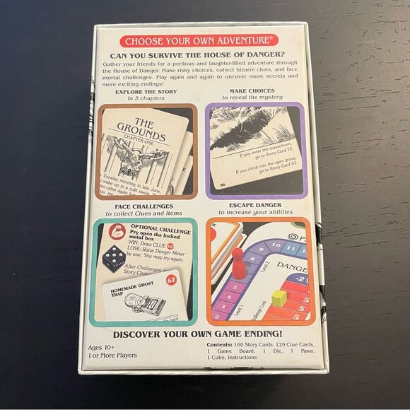 Choose Your Own Adventure House of Danger Board Strategy Cooperative Game - Picture 3 of 3